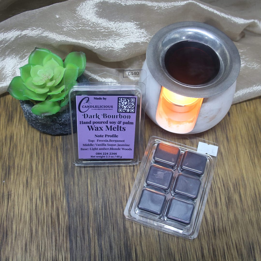 Dark Bourbon - 65g Hand Poured Soy & Palm Wax Melts