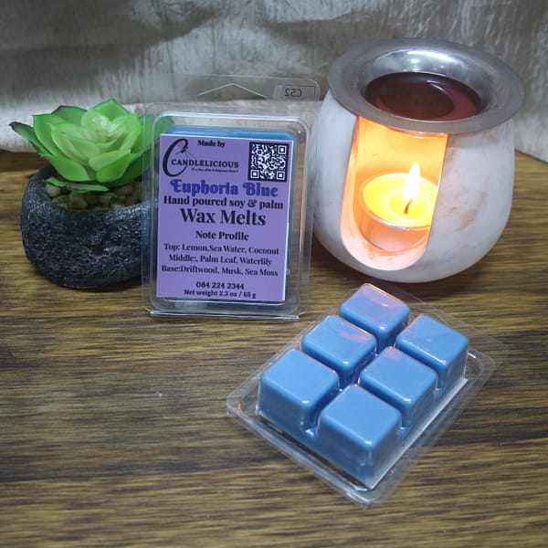 Euphoria Blue - 65g Soy & Palm Wax Melts