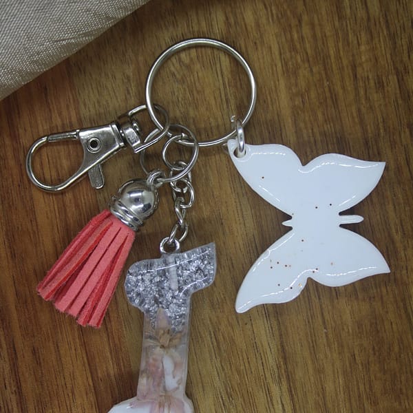 Letter I Resin Keyholder – Grace, Transformation & Joy