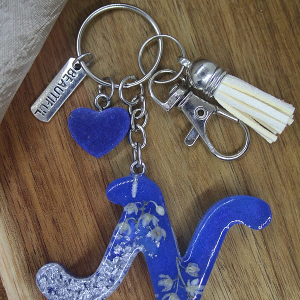 Letter N Resin Keyholder – Quiet Beauty & Everyday Grace
