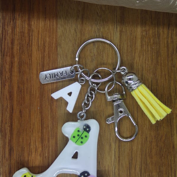 Letter A Resin Keyholder – Hope in Every Detail