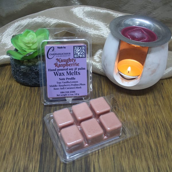 Naughty Raspberrie Hand Poured Soy & Palm Wax Melts
