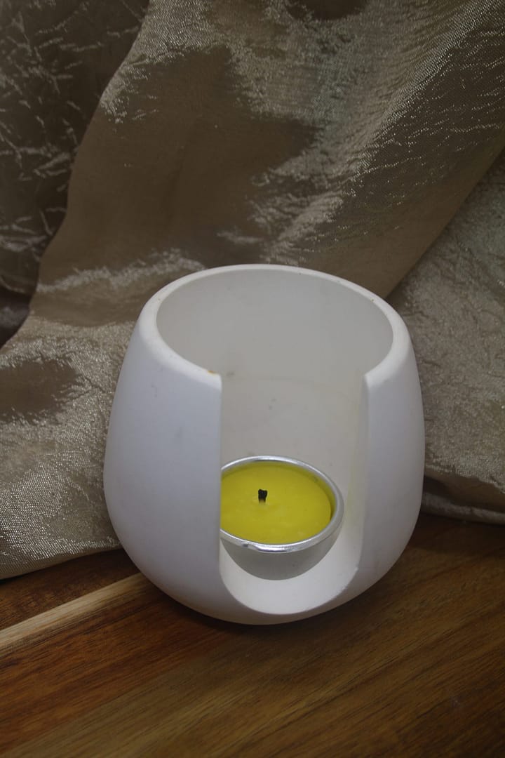 Fat one wax melt warmer - White